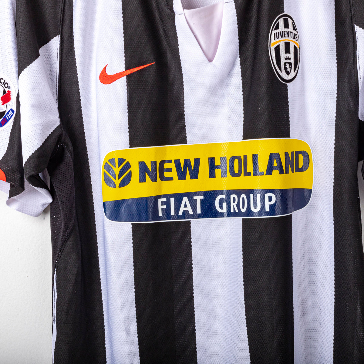 2007/2008 juventus nike zebina 5 home jersey
