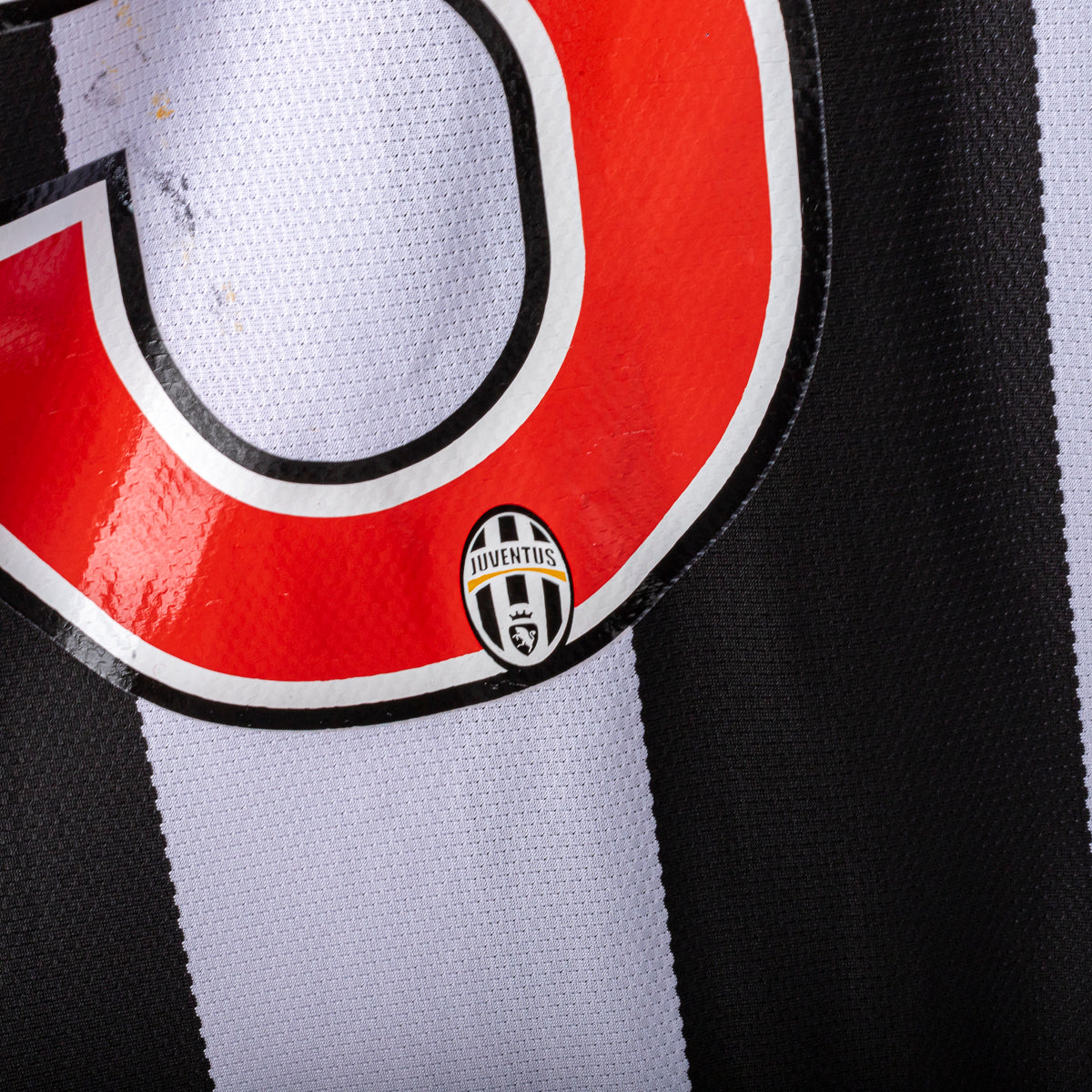 2007/2008 juventus nike zebina 5 home jersey