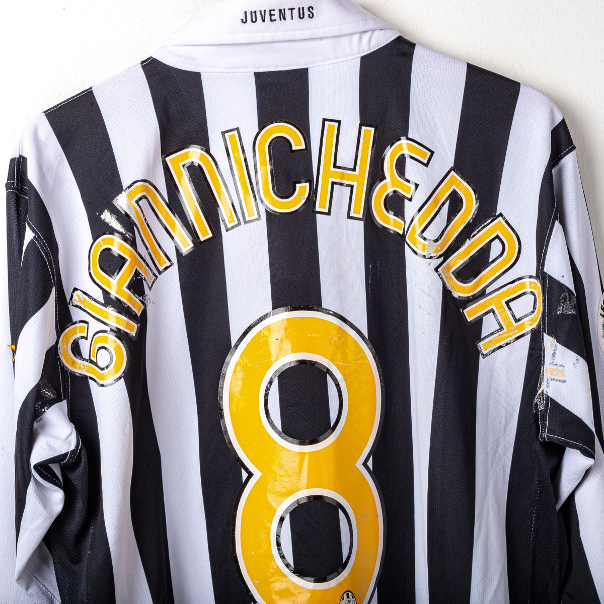 2006/2007 juventus nike giannichedda 8 ls home jersey