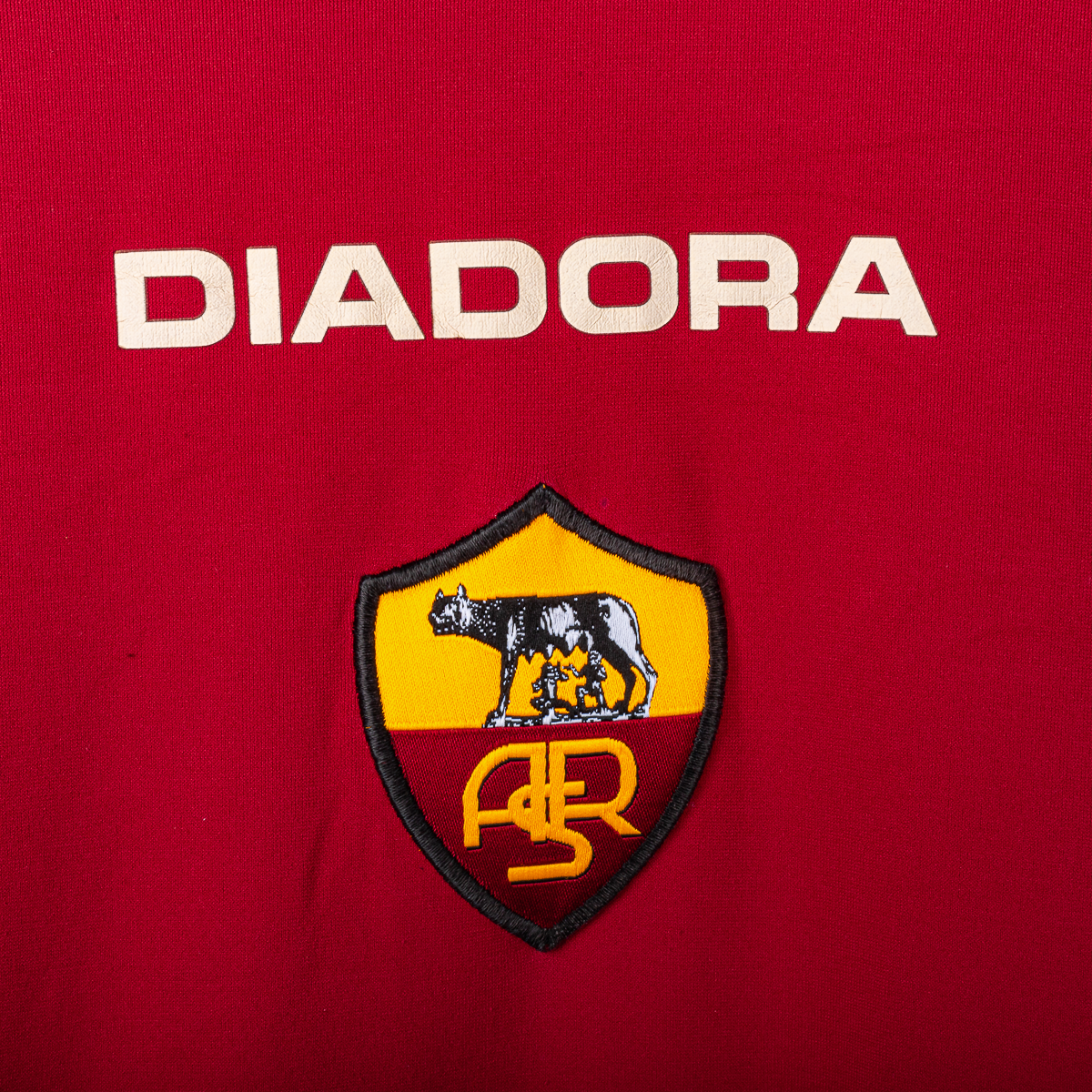 Maglia Home Roma Diadora Cassano 18 autografata 2004/2005