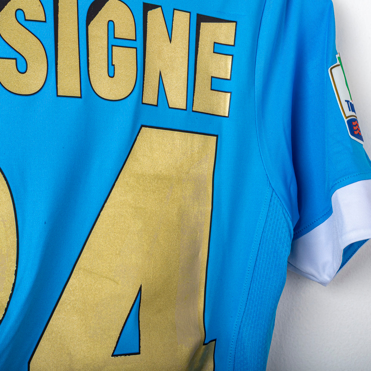 Maglia Home Napoli Finale Tim Cup Insigne 24 N°1745/1926 2013/2014