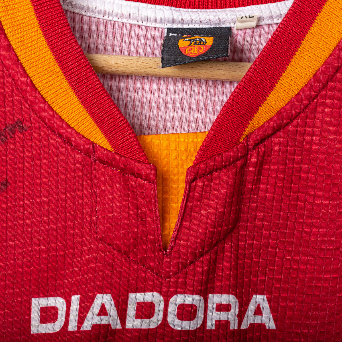Maglia home Roma Diadora Vagner 13 1997/1998