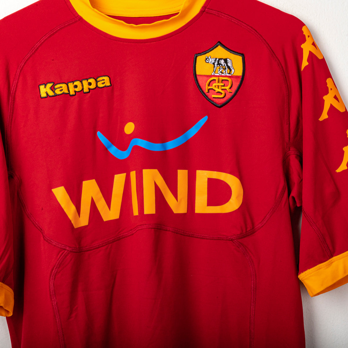 2010/2011 roma kappa cassetti 77 home jersey