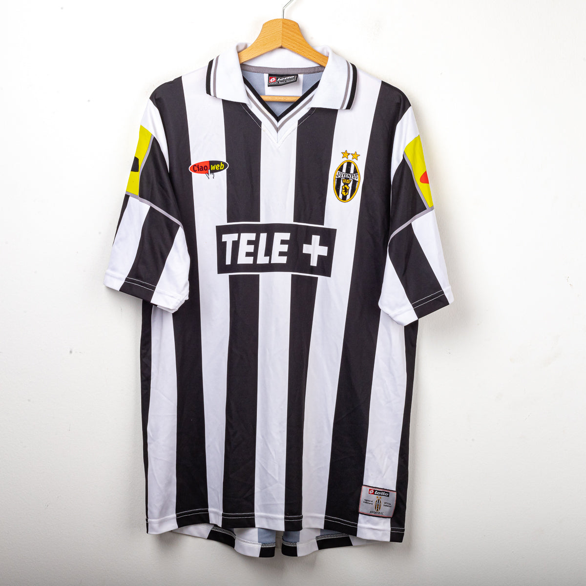 Maglia Home Juventus Lotto Tele+ Del Piero 10 2000/2001 XL