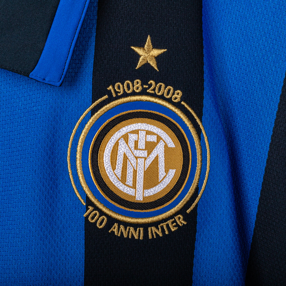 Maglia Home Inter Nike Adriano 10 Centenario 2007/2008 XL