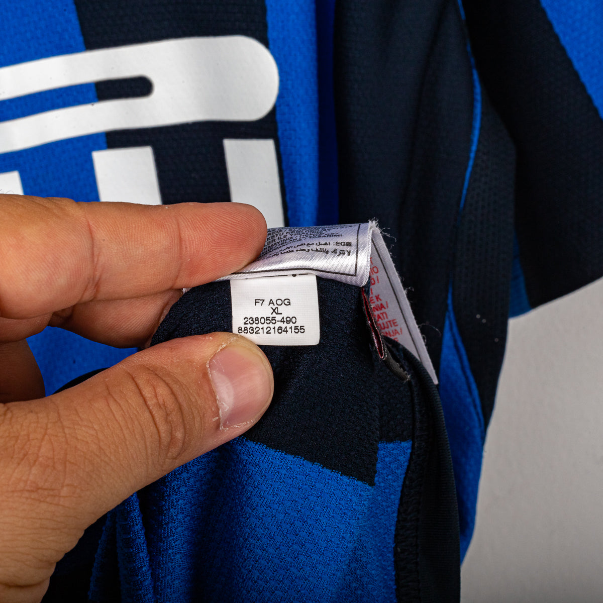 Maglia Home Inter Nike Adriano 10 Centenario 2007/2008 XL