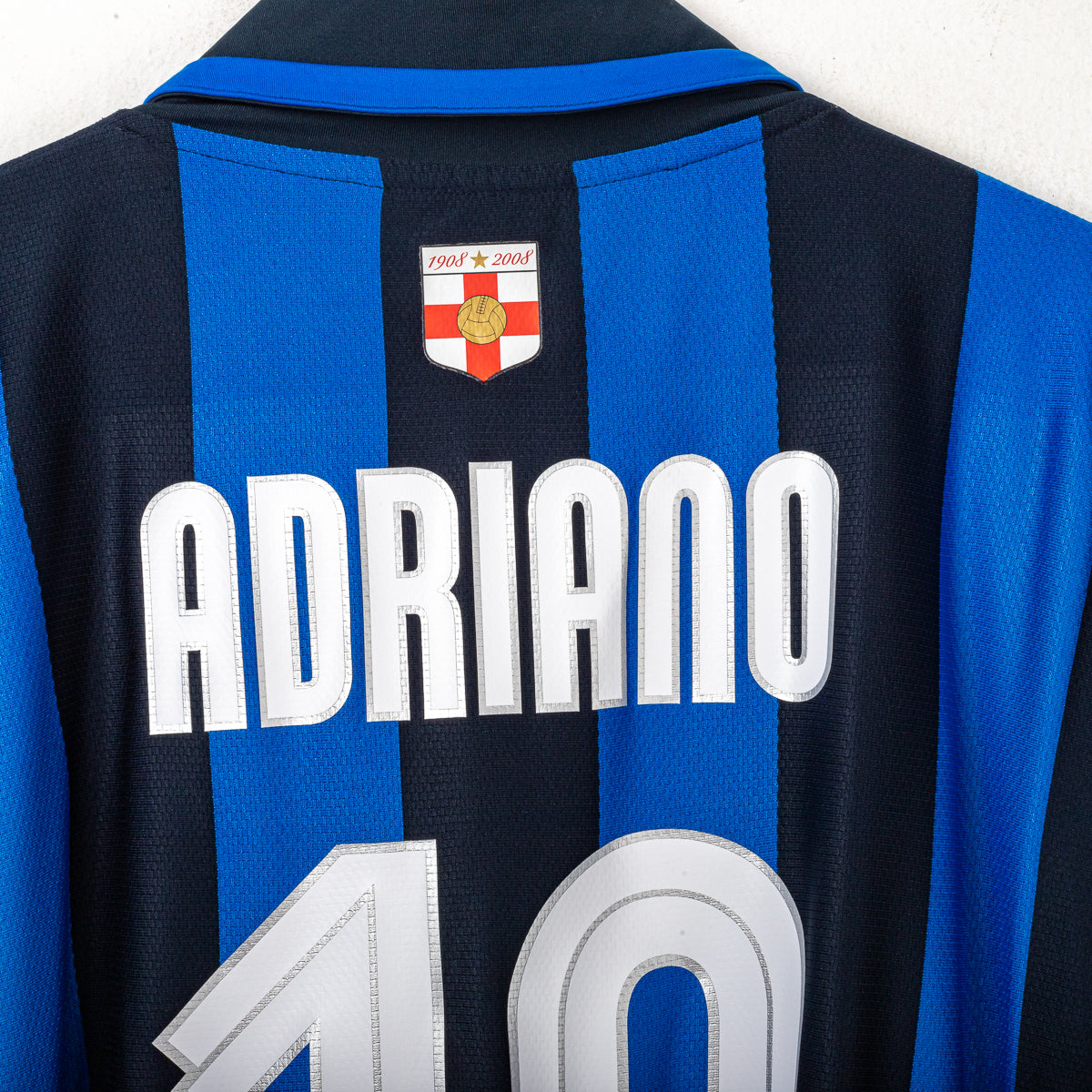 Maglia Home Inter Nike Adriano 10 Centenario 2007/2008 XL