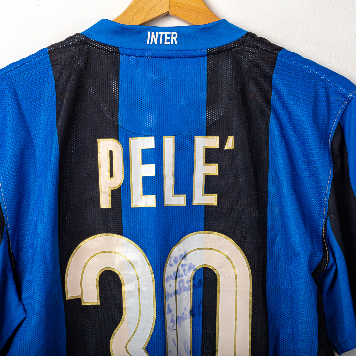 maglia home inter nike Pelé 30 2008/2009 autografata