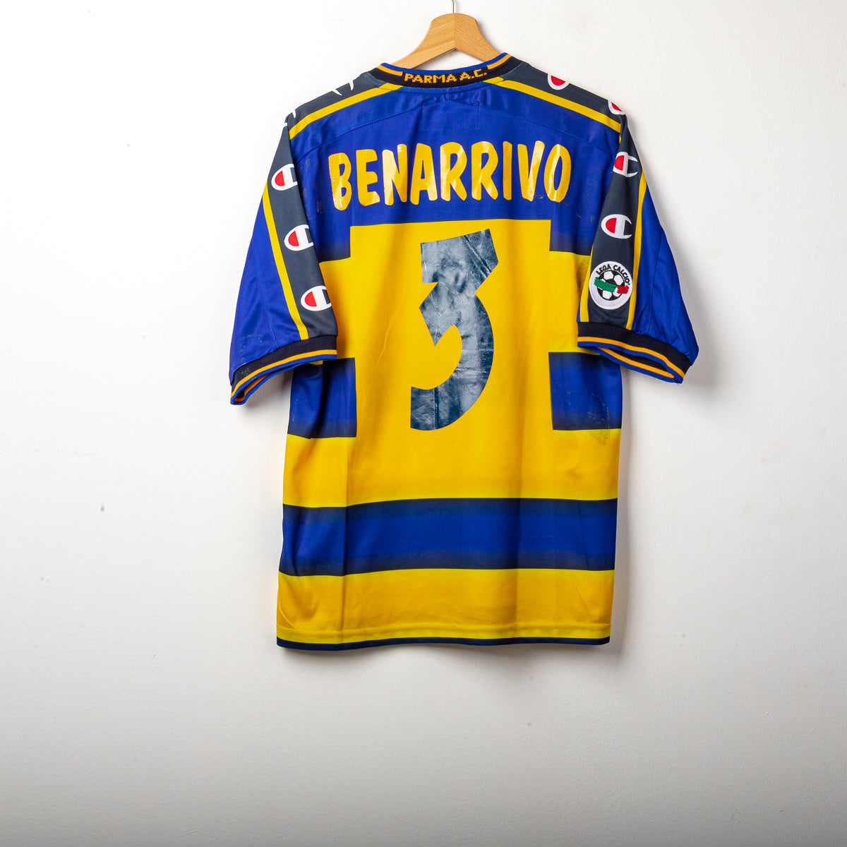 Maglia Home Parma Champion Benarrivo 3 2001/2002