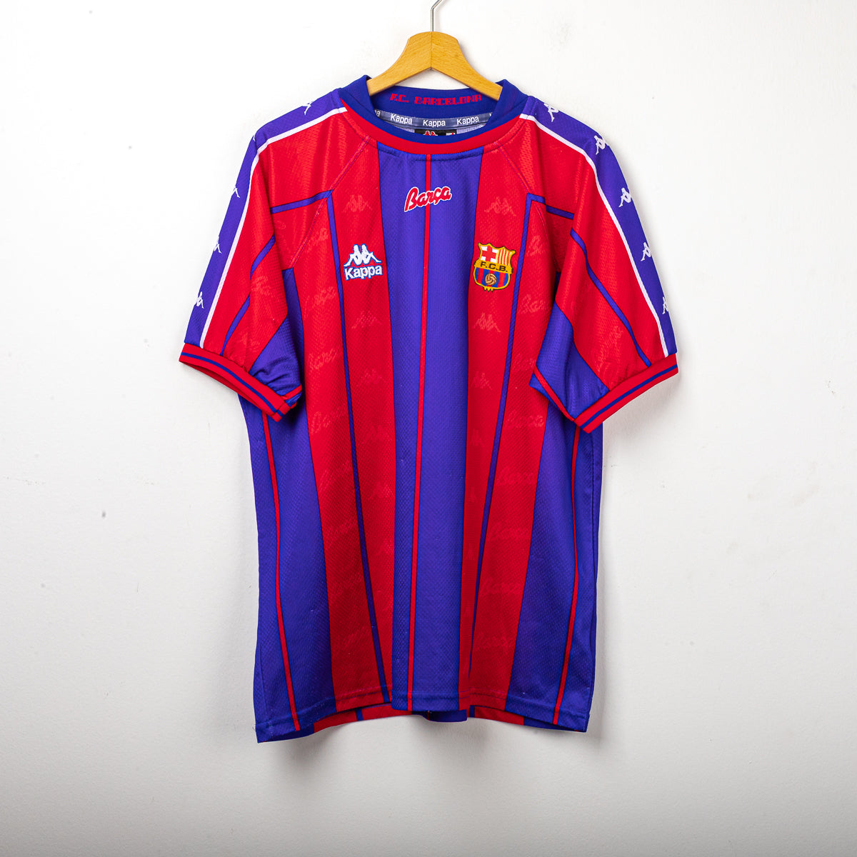 Maglia Home Barcellona Kappa Stoichkov 8 1997/1998 L