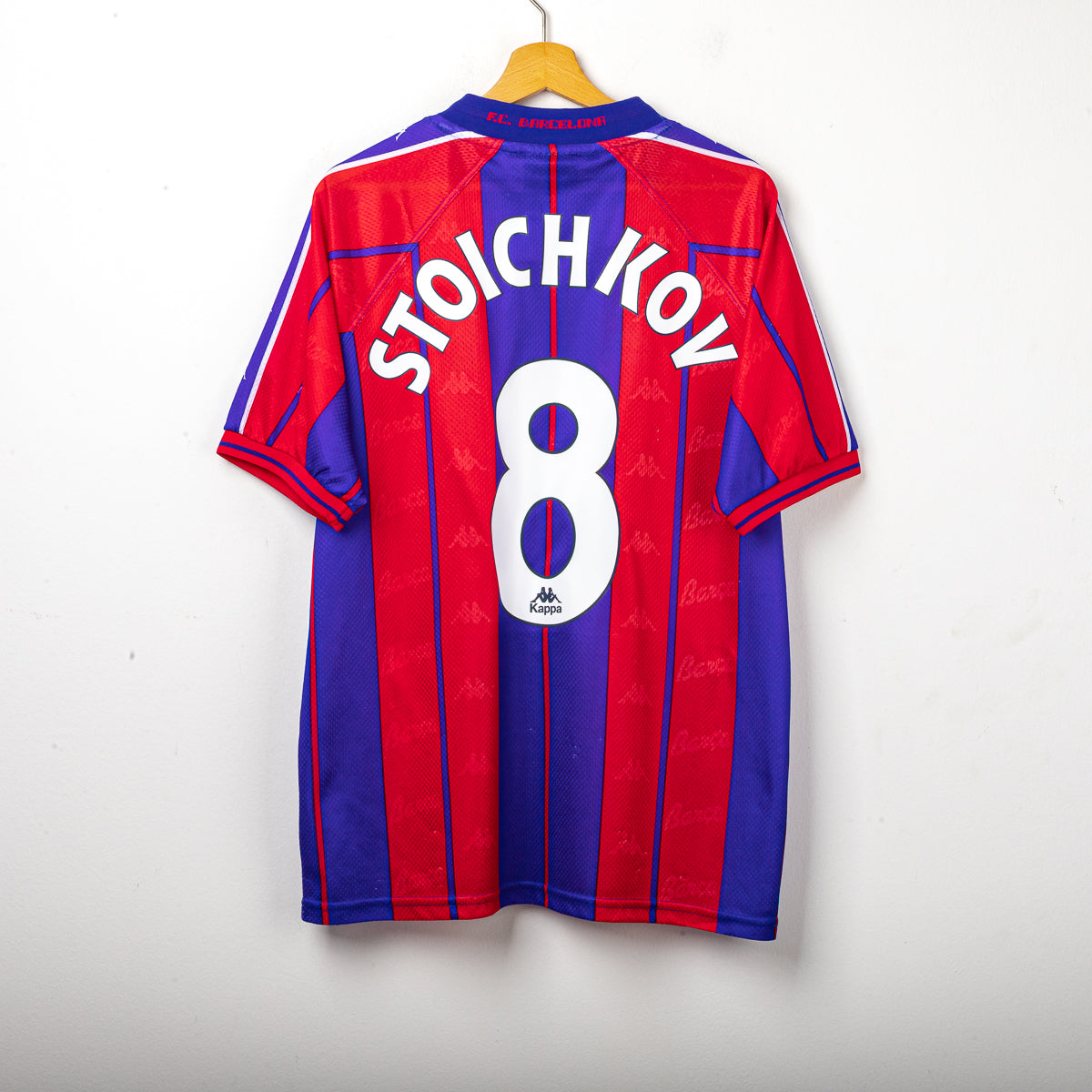 Maglia Home Barcellona Kappa Stoichkov 8 1997/1998 L