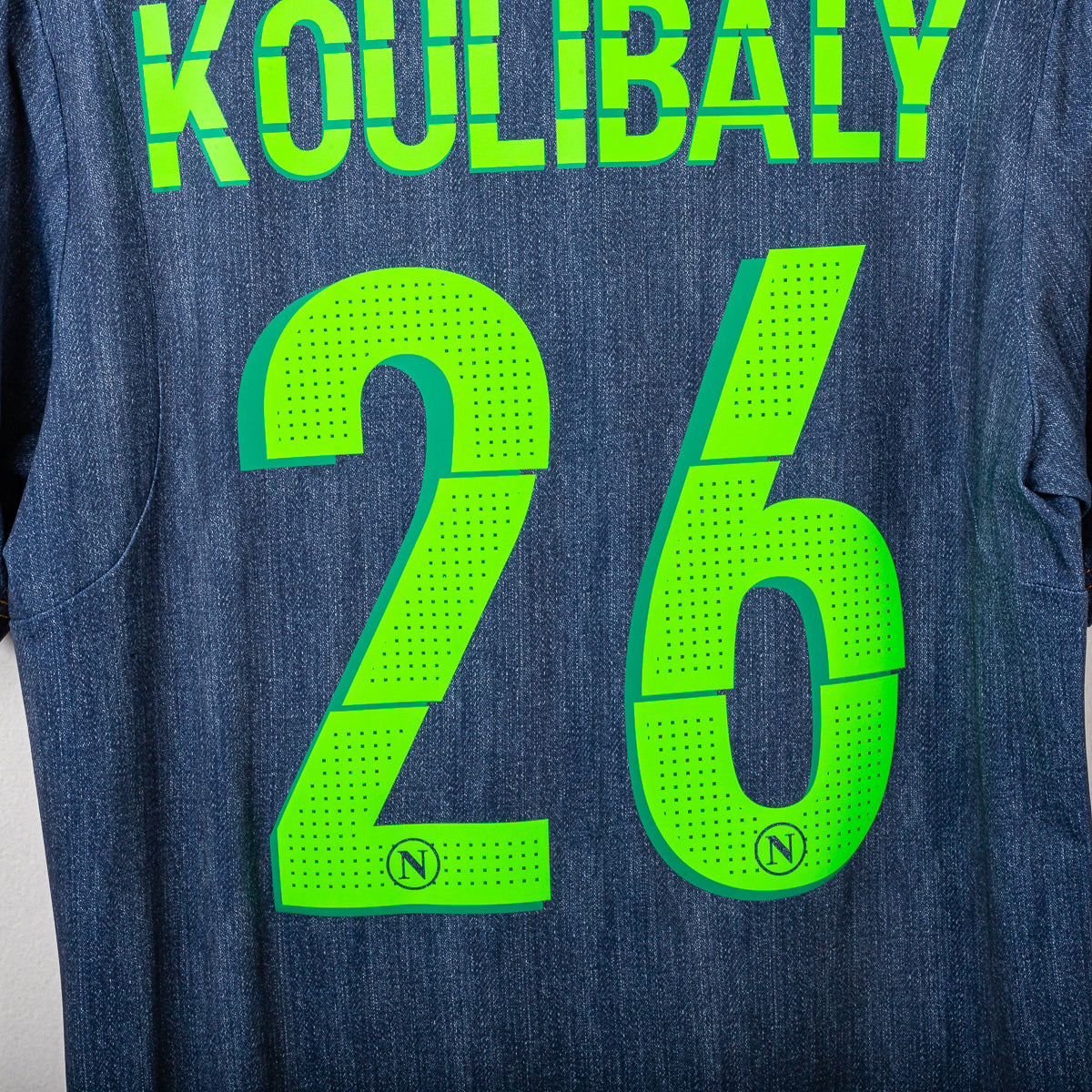 Maglia Home UEFA Napoli Macron Koulibaly 26 2014/2015 L