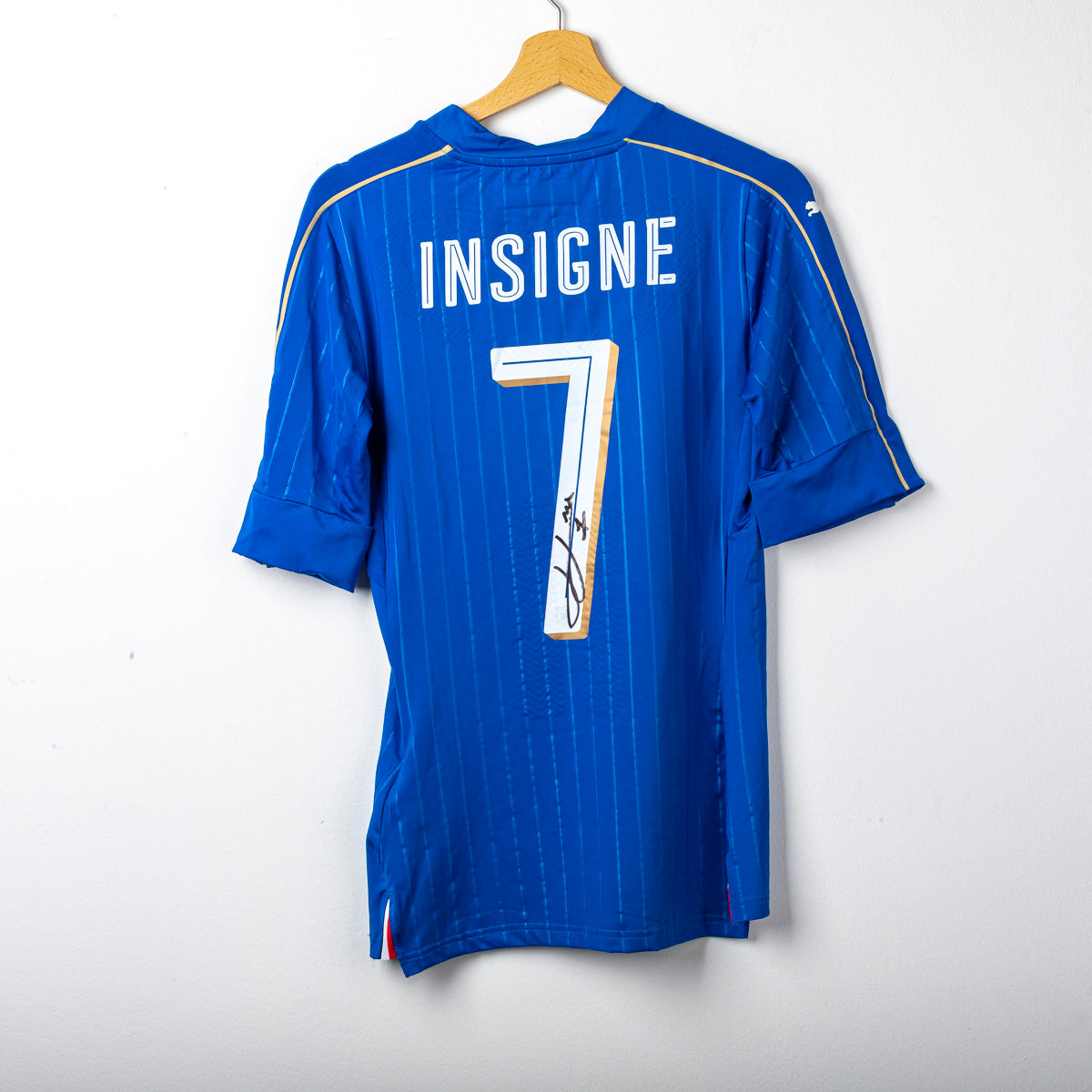 Maglia Home Italia Puma Insigne 7 Authentic 2016/2017