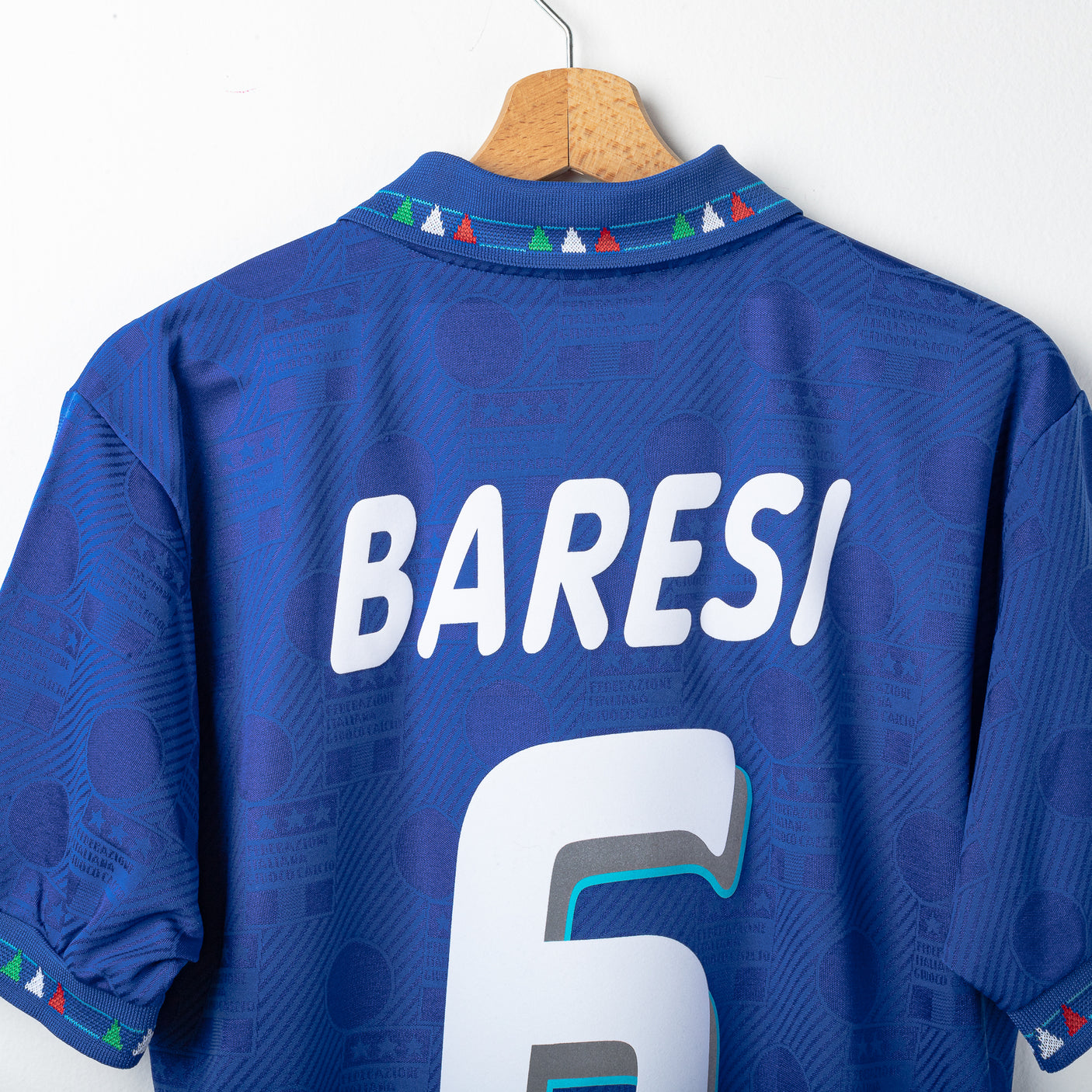 Maglia Home Italia Diadora Baresi 6 USA 1994