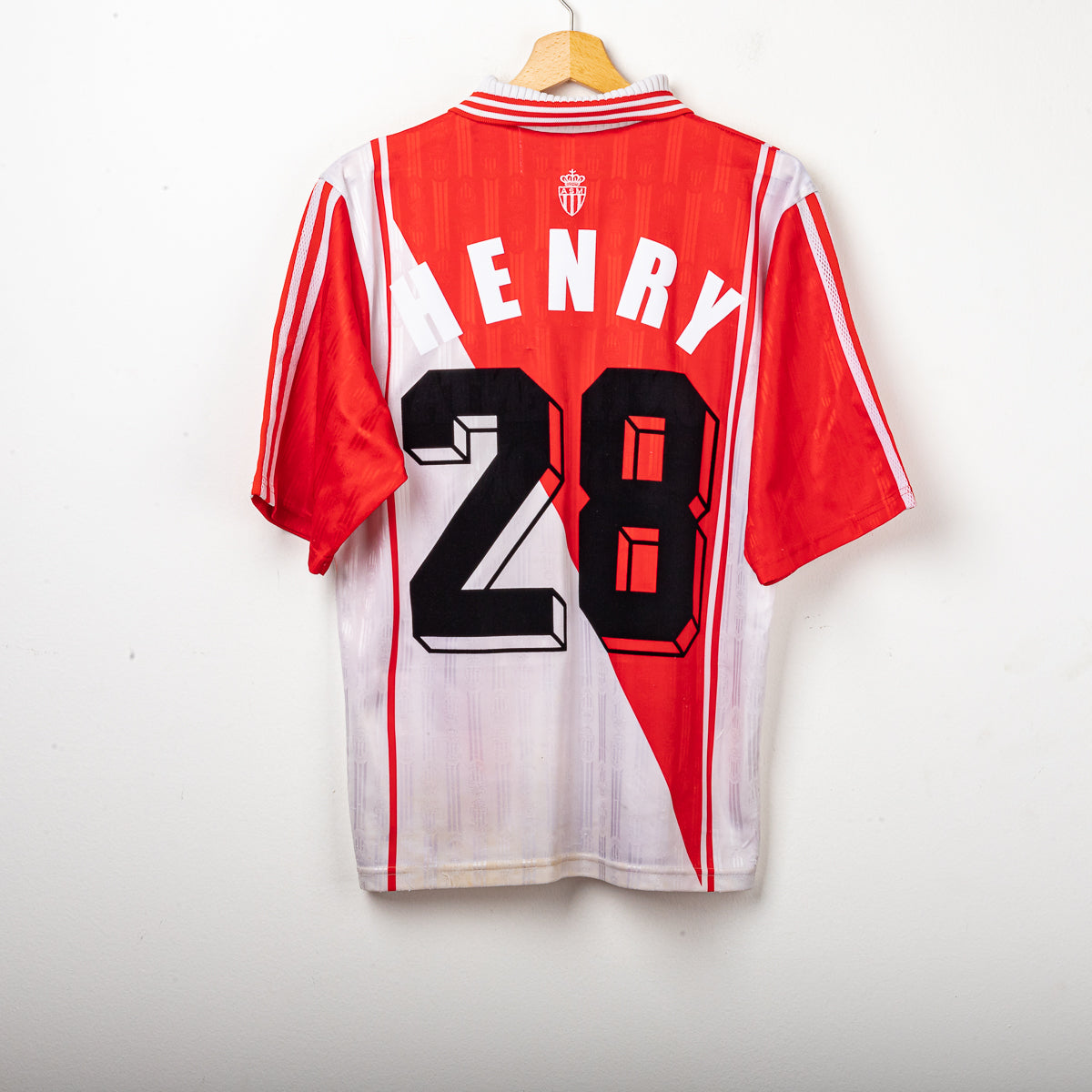 Maglia Home Monaco Adidas Henry 28 1997/1998 S