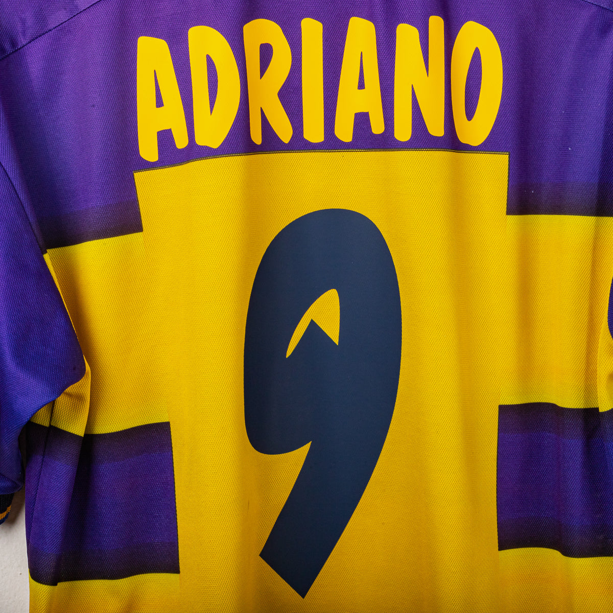 Maglia Home Parma Champion Adriano 9 2002/2003 M