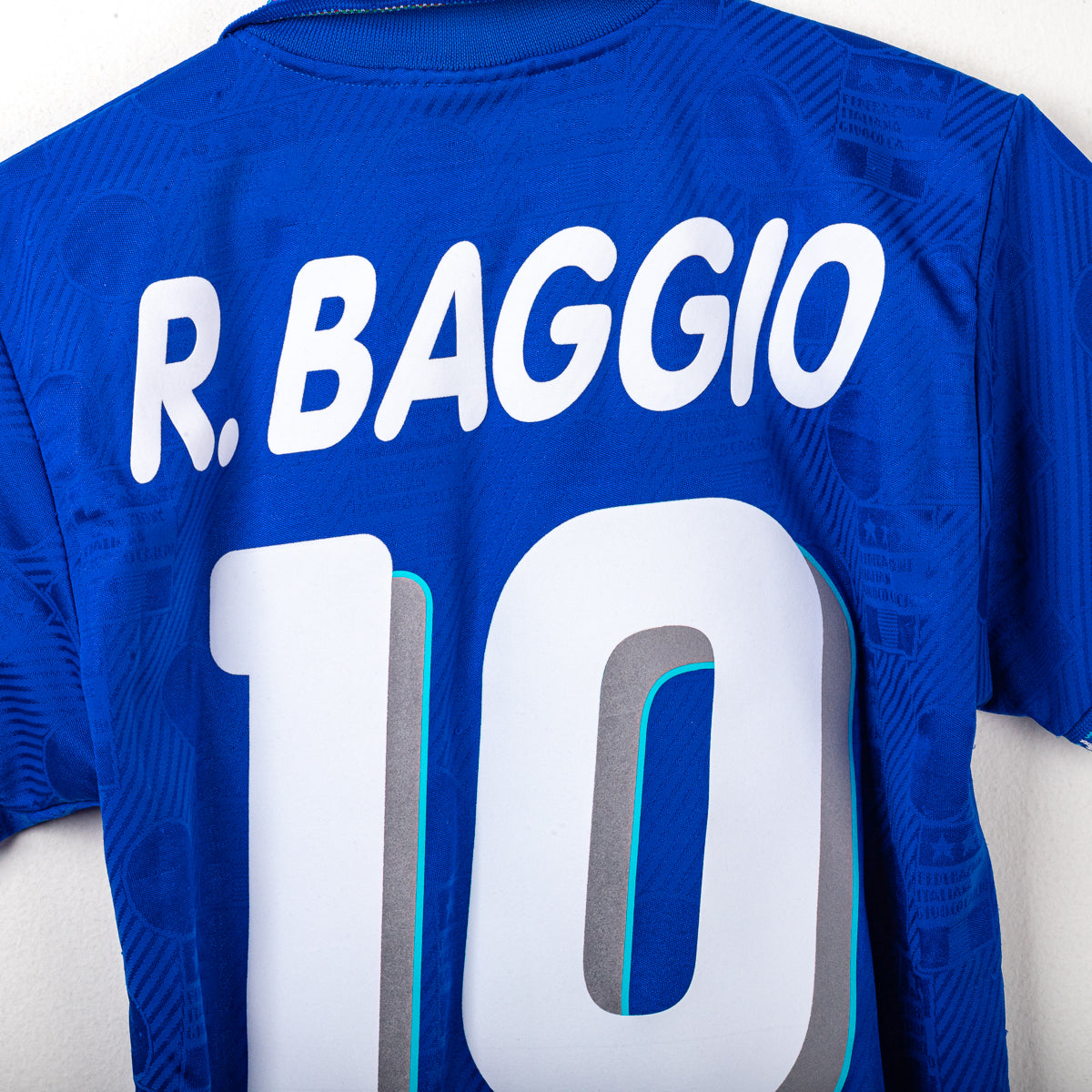 Maglia Home Italia Diadora Baggio 10 Mondiali USA 1994 S