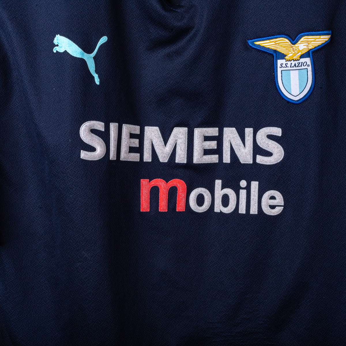 2002/2003 SS Lazio Training Siemens Puma T-Shirt