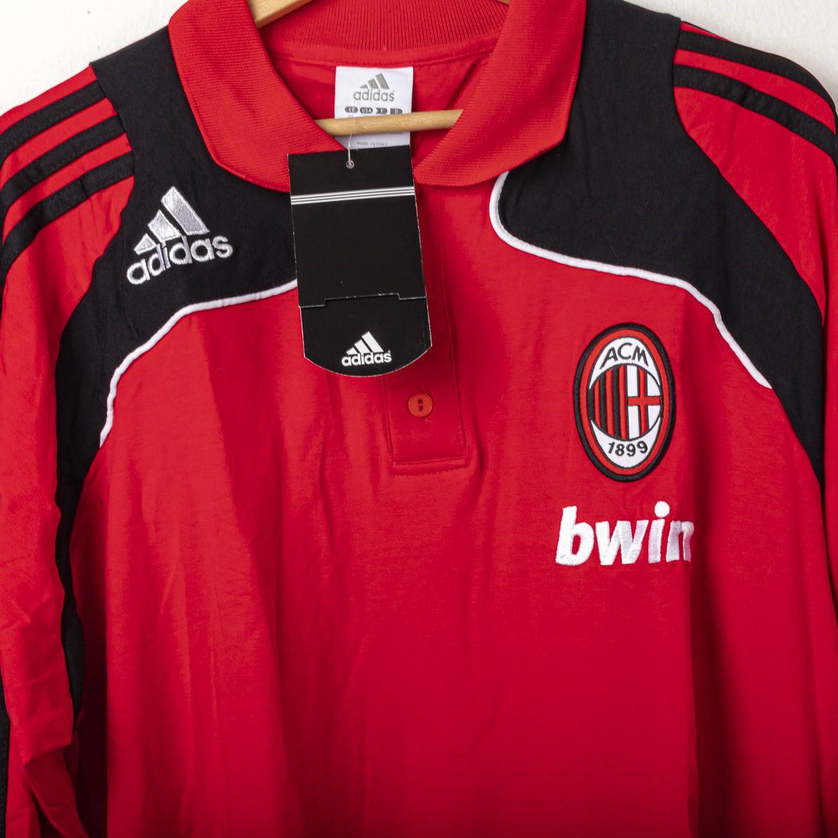 Polo Milan Adidas Bwin ml con cartellino 2008/2009