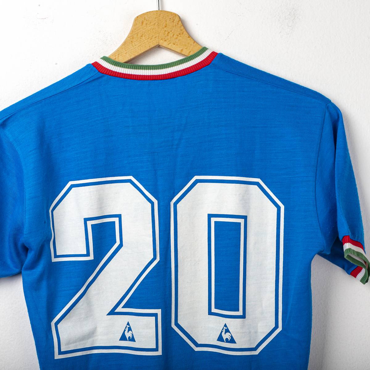 Maglia Home Italia Le Coq Sportif Rossi 20 mc 1982