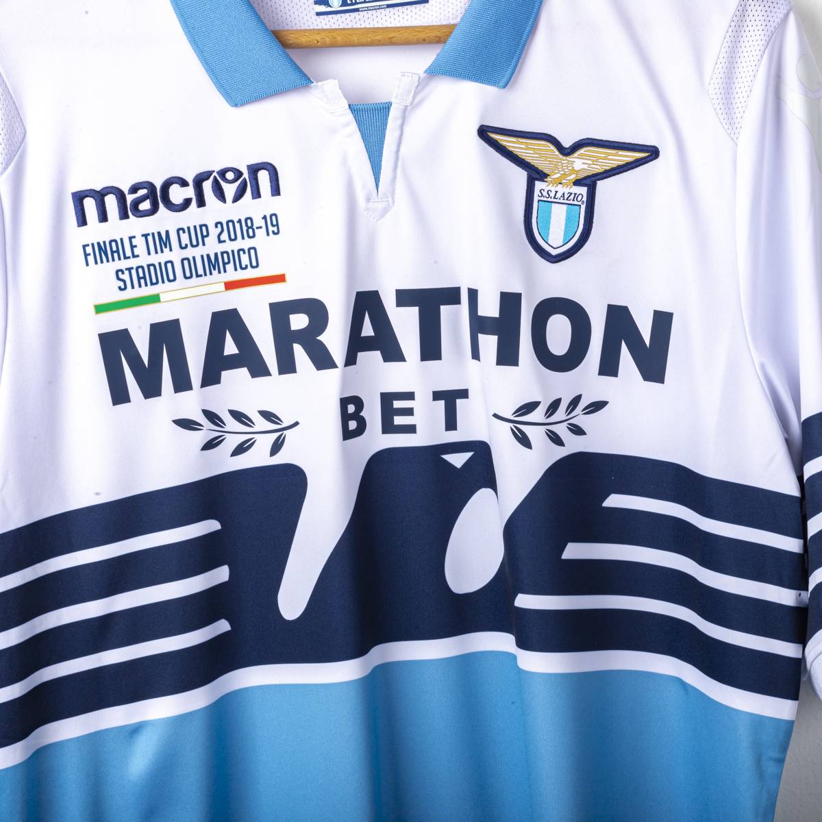 Lazio Macron Home Shirt, Tim Cup Final 2018/2019