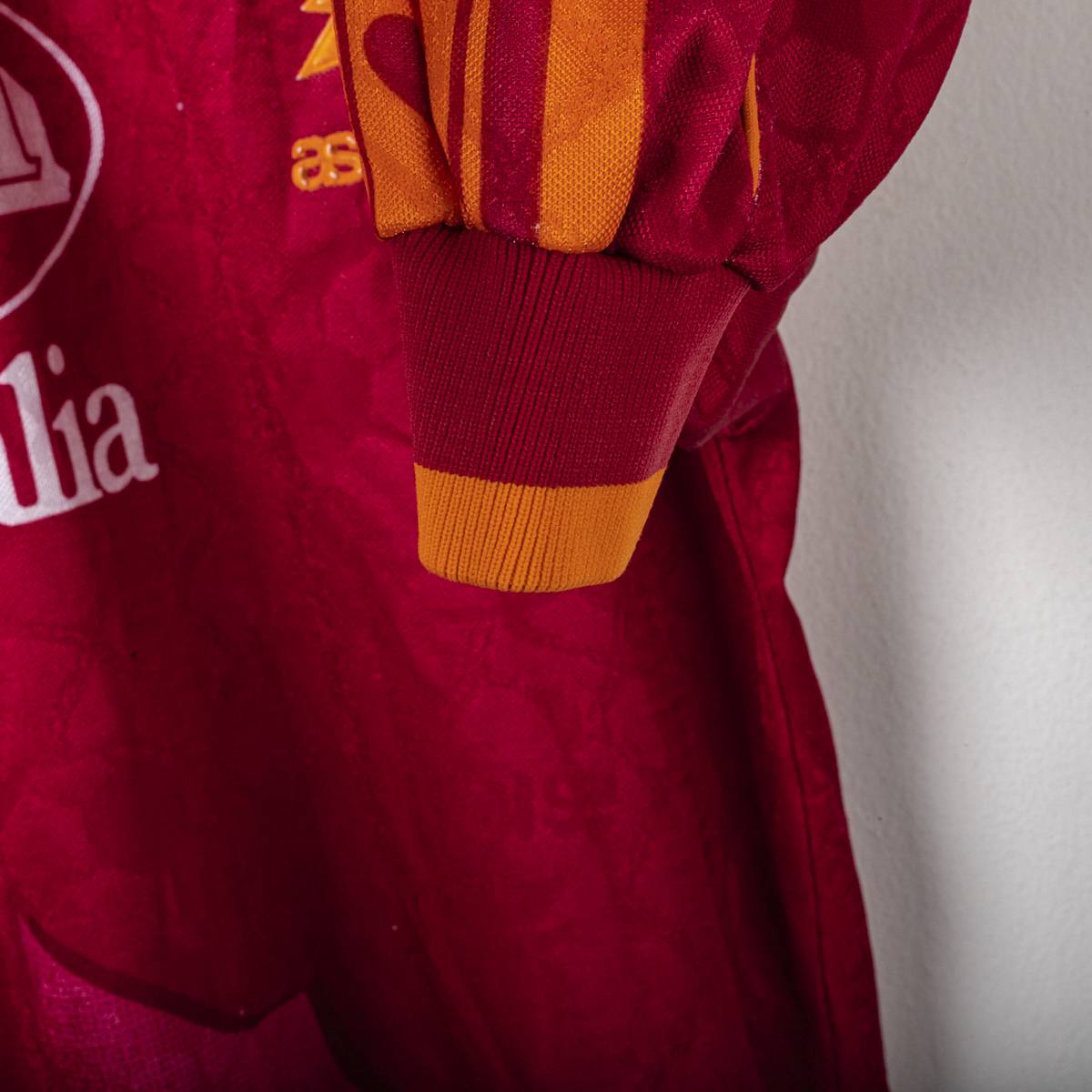 Maglia Home Roma Asics Fonseca ML 11 1995/1996 74X57
