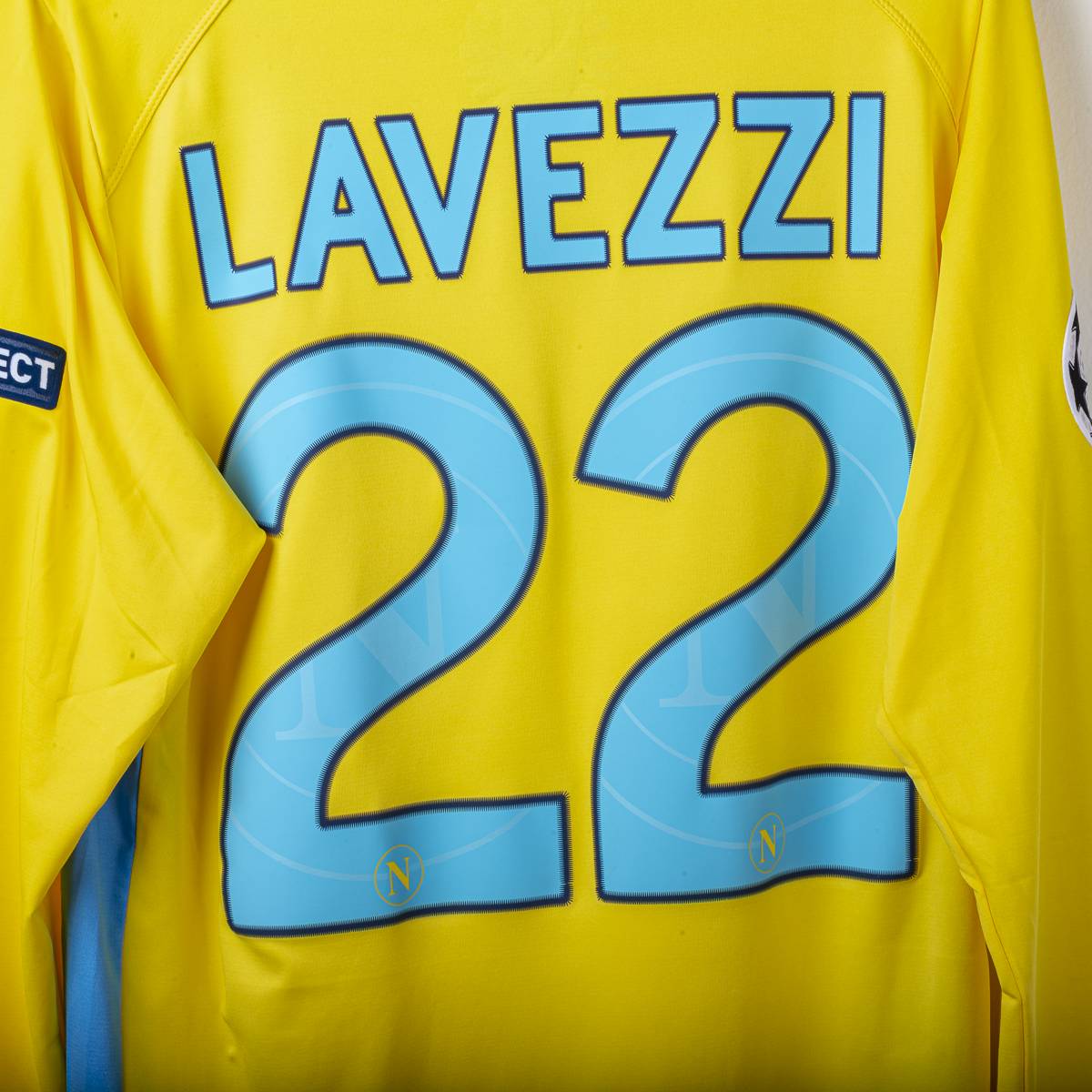 Maglia Third Napoli Macron Lete Lavezzi 22 UCL 2011/2012