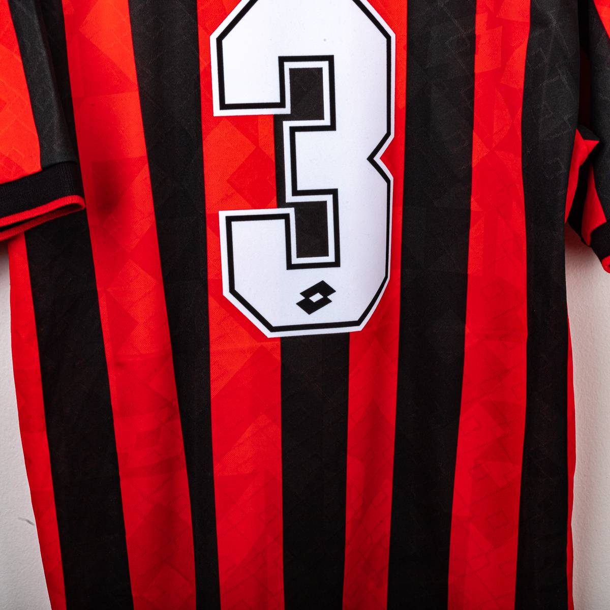 Maglia Home Milan Lotto Opel Maldini 3 1995/1996