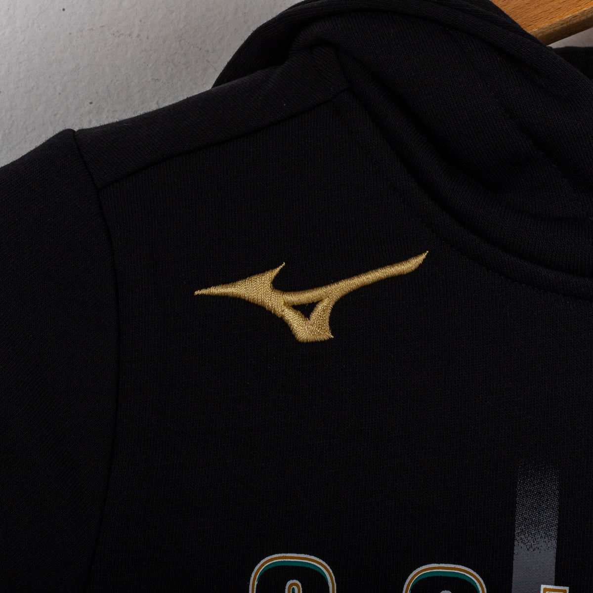 Felpa con Cappuccio Bambino SS Lazio Mizuno Nera 2023/2024