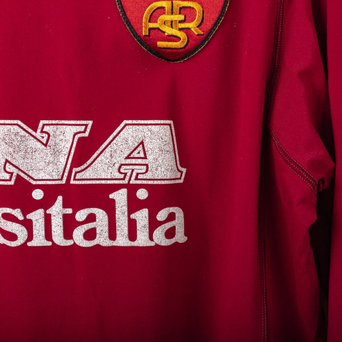 Maglia Home As Roma Kappa Totti n10 ml 2000/2001