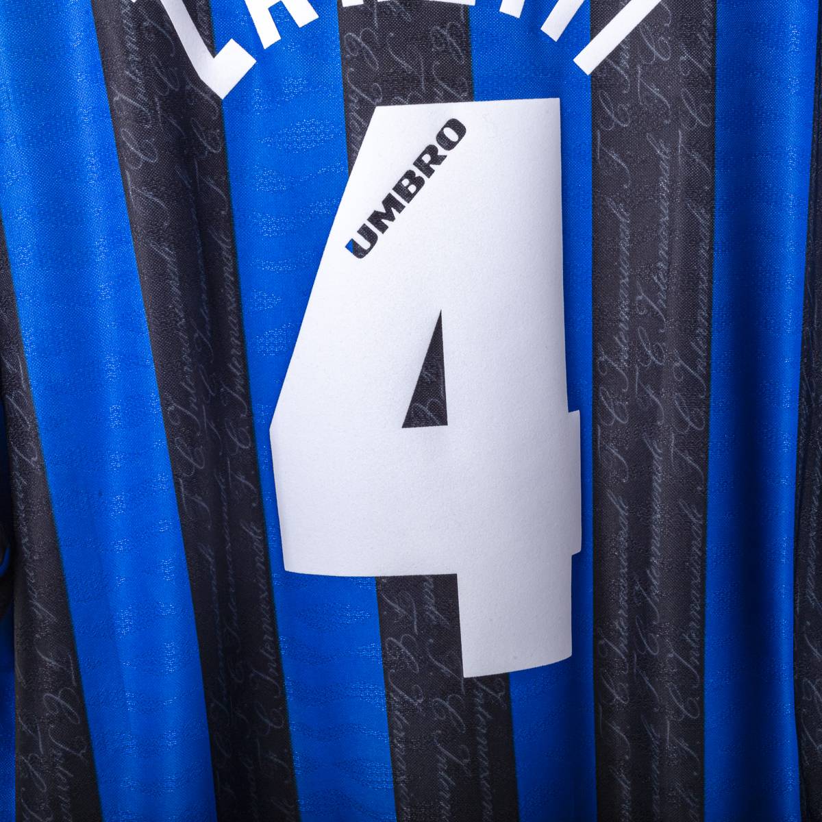 Maglia Home Inter Umbro Pirelli Zanetti n4 1996/1997