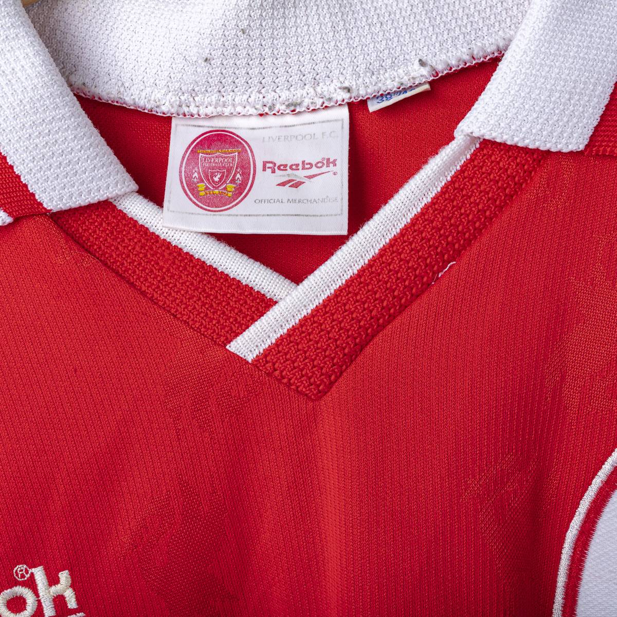 Maglia Home Liverpool Reebook Redknapp 11 1996/1997