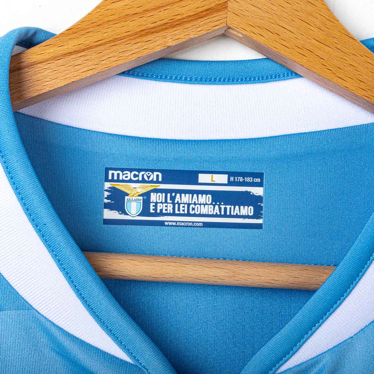 maglia home lazio macron immobile 17 con cartellino 2019/2020