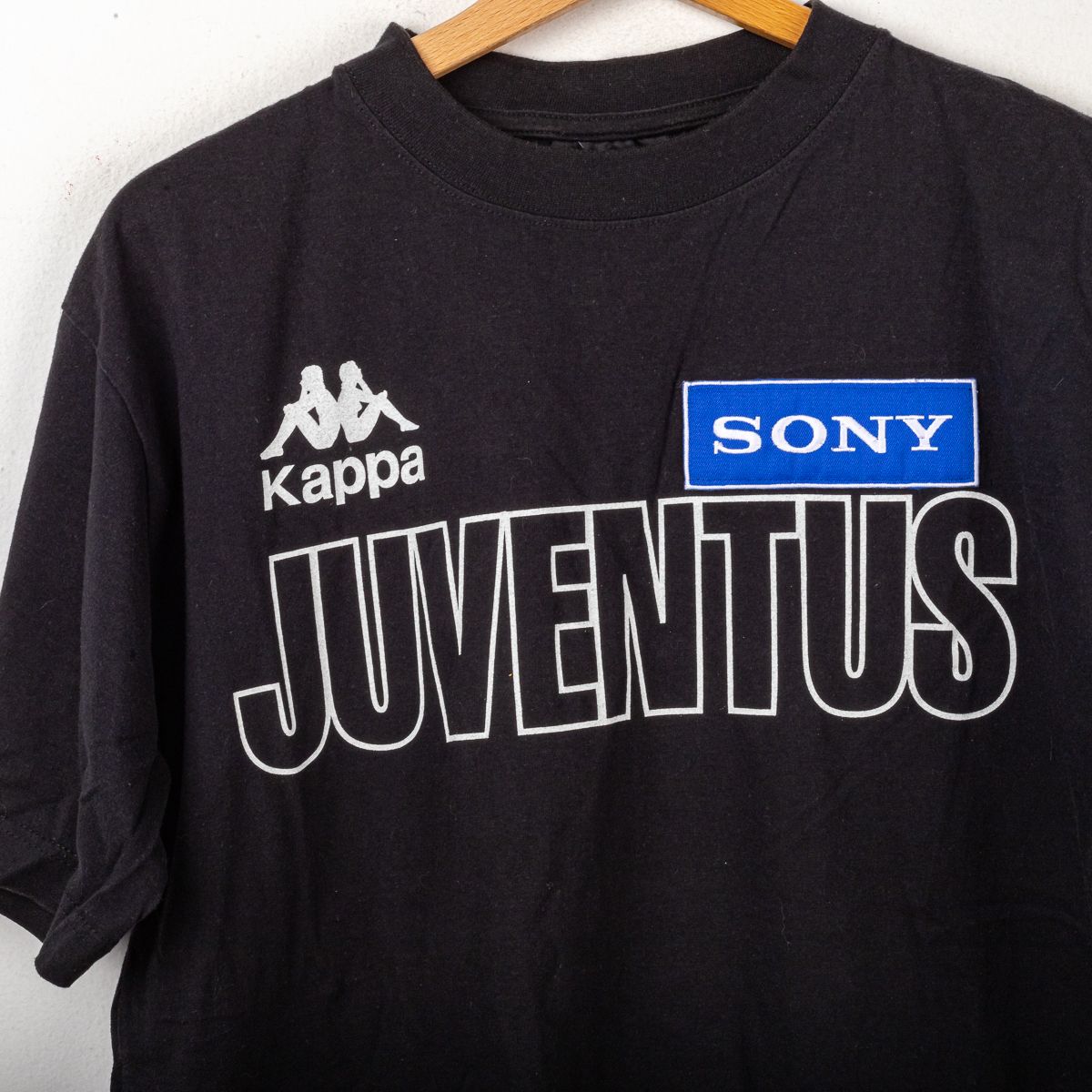 T-shirt Nera Fc Juventus Kappa Sony 1995/1996