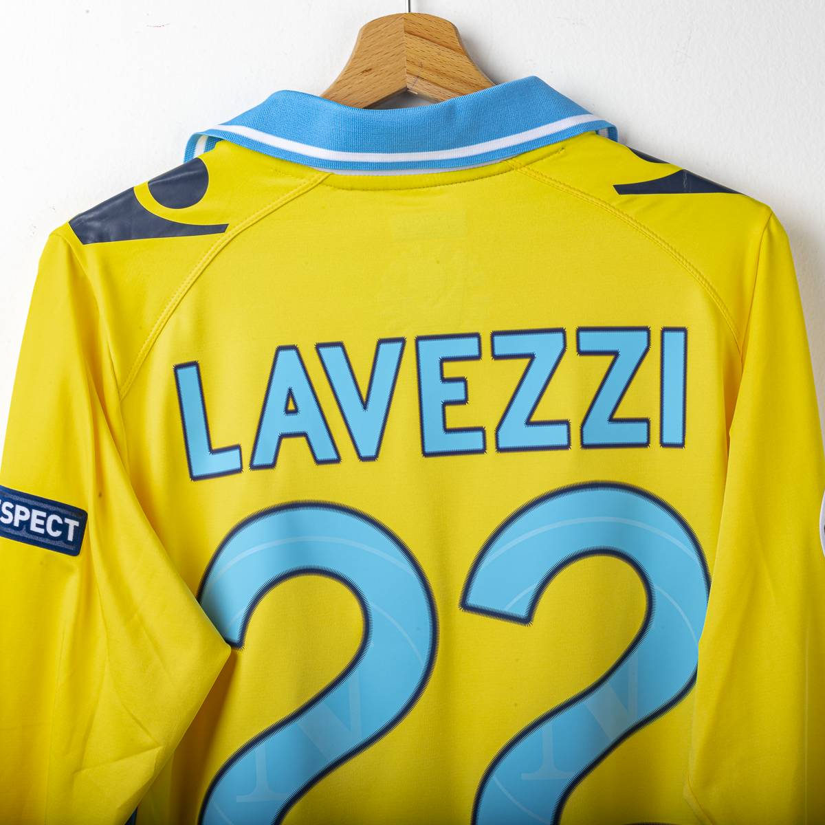 Maglia Third Napoli Macron Lete Lavezzi 22 UCL 2011/2012