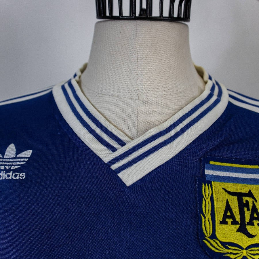 MAGLIA AWAY ARGENTINA ADIDAS MONDIALI ITALIA 90 by ADIDAS - Altre Leghe (7)