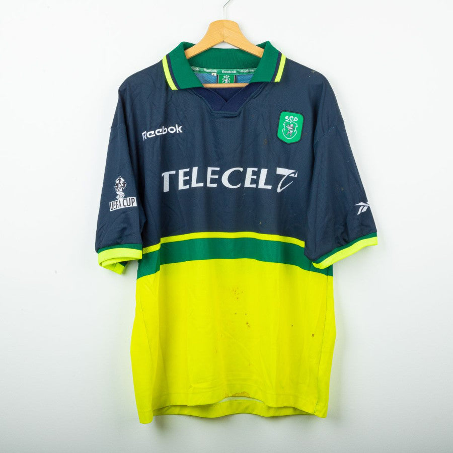 maglia e pantaloncini sporting lisbona reebook paulo teixeira 33 1999/2000 by ADIDAS (3)