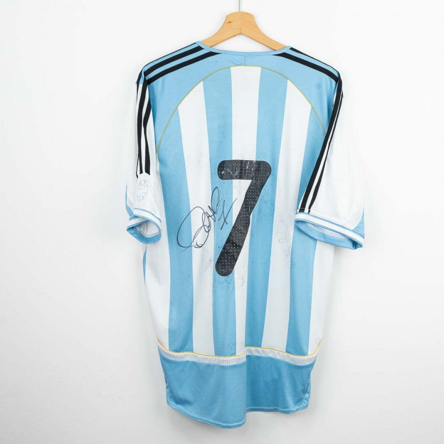 maglia home argentina adidas 7 2008 autografata Lavezzi by ADIDAS - Home (2)