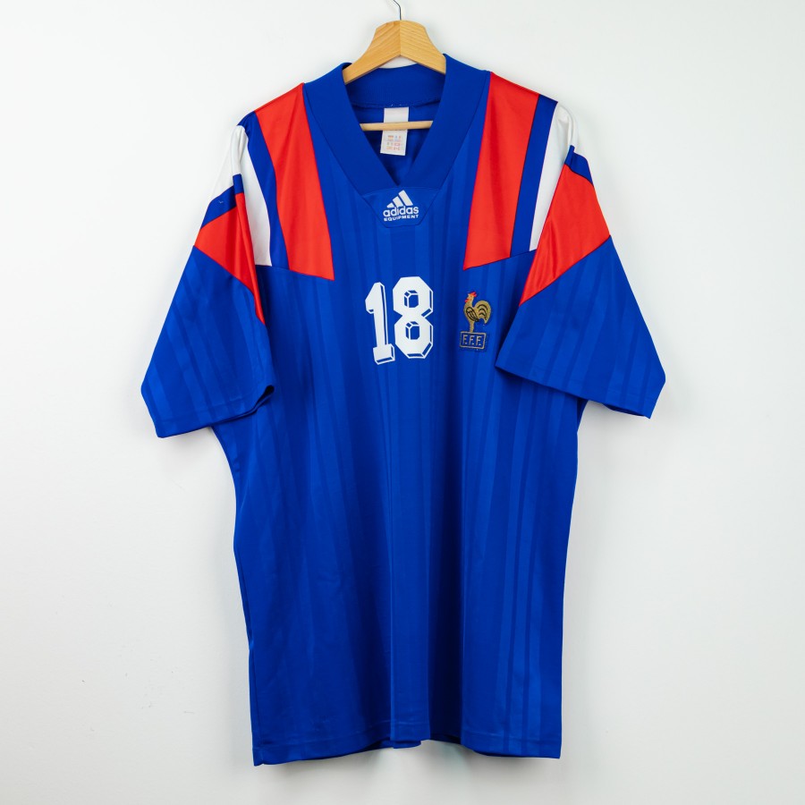 Maglia Home Francia Adidas Cantona 18 1992 by ADIDAS - Home (2)