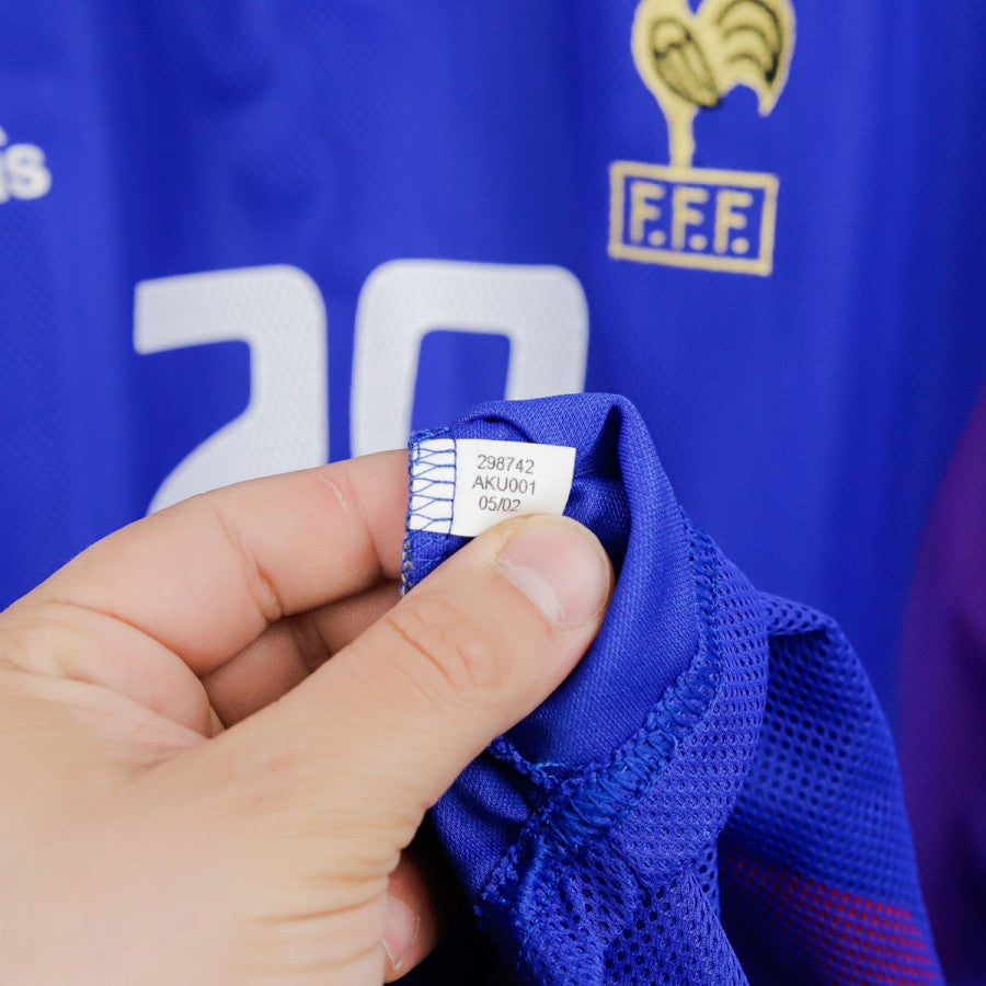Maglia Home Francia Adidas Trezeguet 20 2002/2003 by ADIDAS - Home (18)