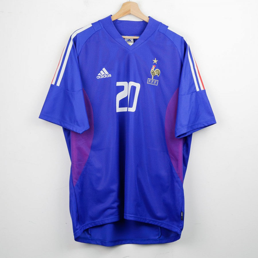 Maglia Home Francia Adidas Trezeguet 20 2002/2003 by ADIDAS - Home (2)