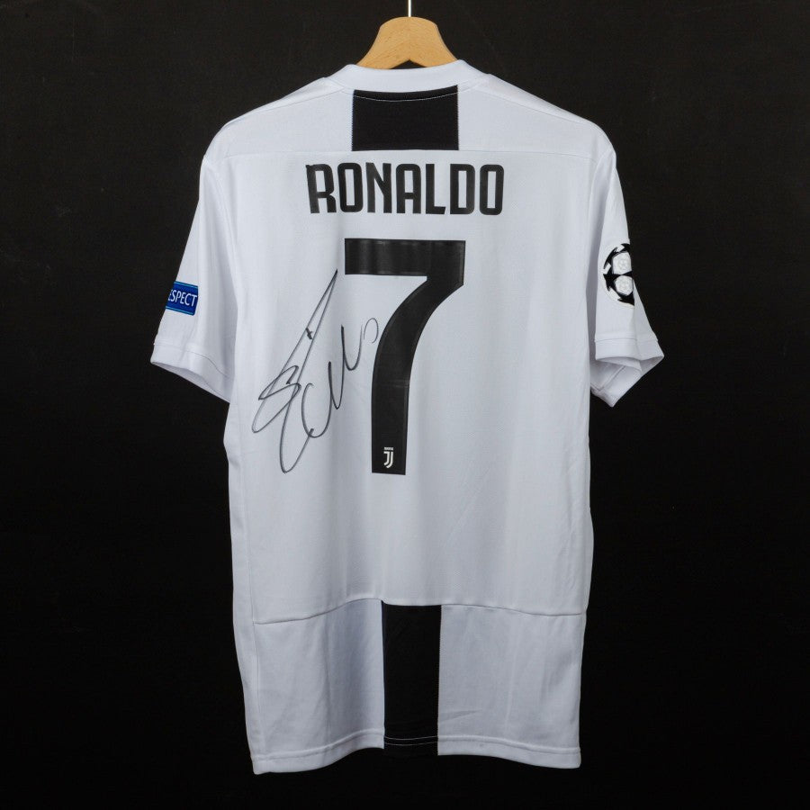 maglia home juventus adidas champions league ronaldo 7 2018/2019 autografata by ADIDAS - Adidas