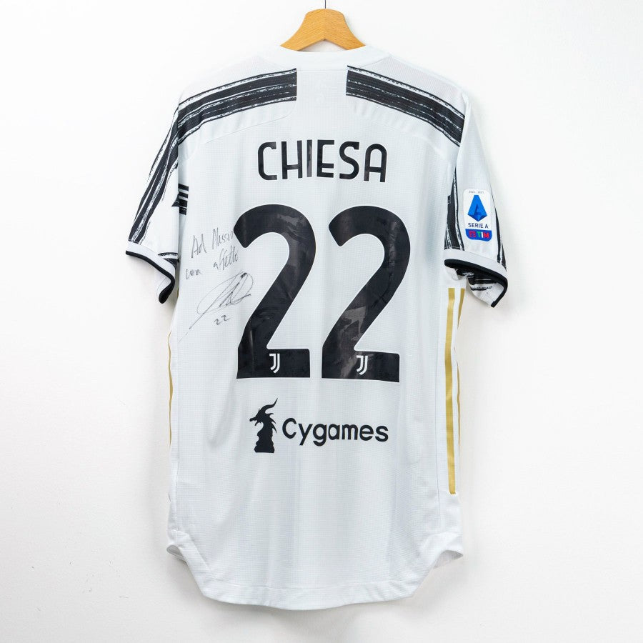 maglia home juventus adidas chiesa 22 2020/2021 autografata by ADIDAS - Home