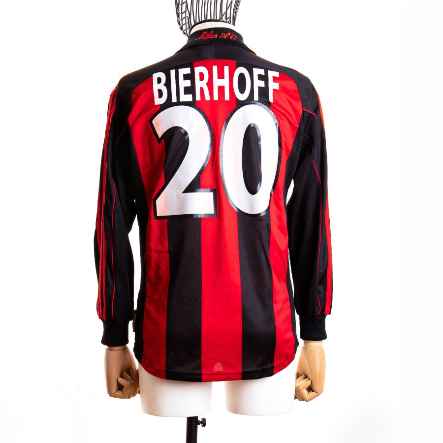 AC MILAN SHIRT maglia Bierhoff #20 2000 2001 XL match Equipment long AC MILAN SHIRT maglia Bierhoff #20 2000 2001 XL match Equipment long