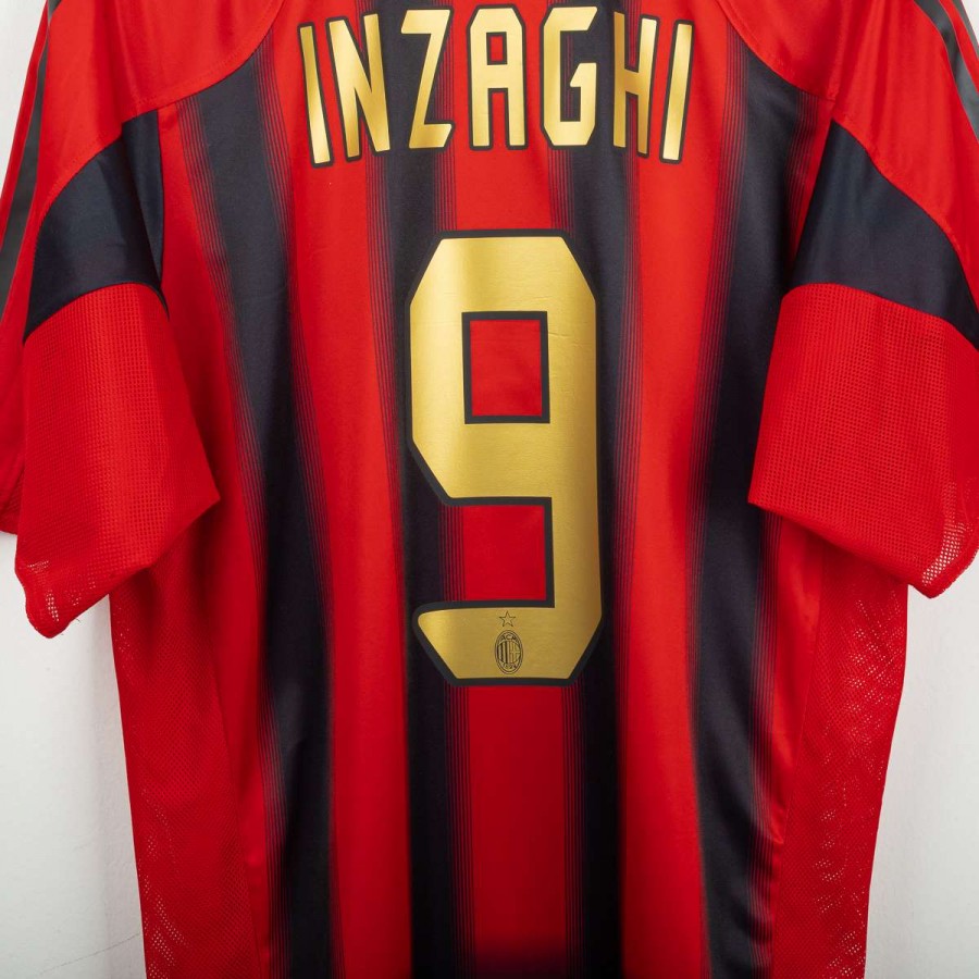 Maglia Home Milan Adidas Inzaghi 9 2004/2005 by ADIDAS - Home (5)