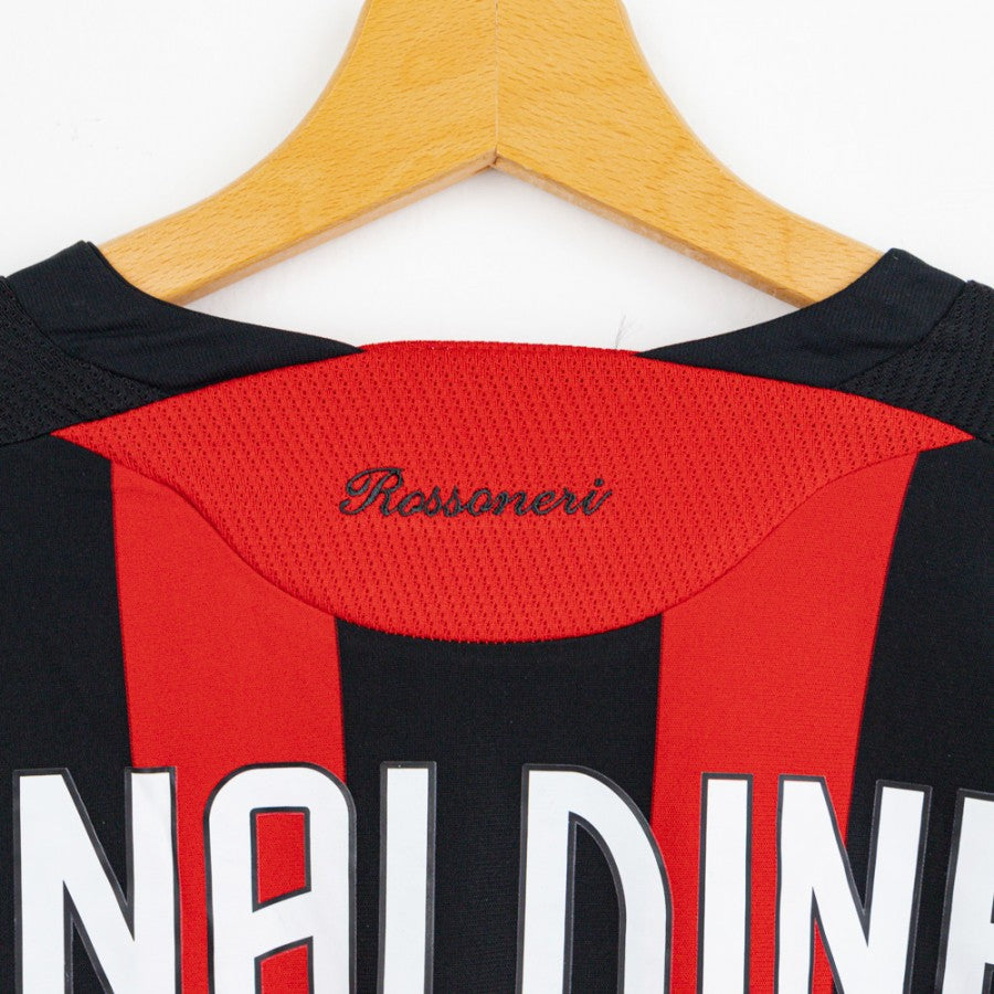 Maglia Home Milan Adidas ronaldinho 80 2008/2009 by ADIDAS - Sponsor 80/90 (3)