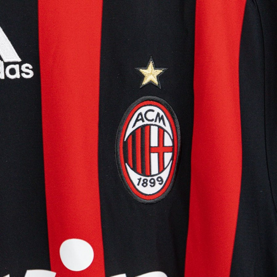 Maglia Home Milan Adidas ronaldinho 80 2008/2009 by ADIDAS - Sponsor 80/90 (9)