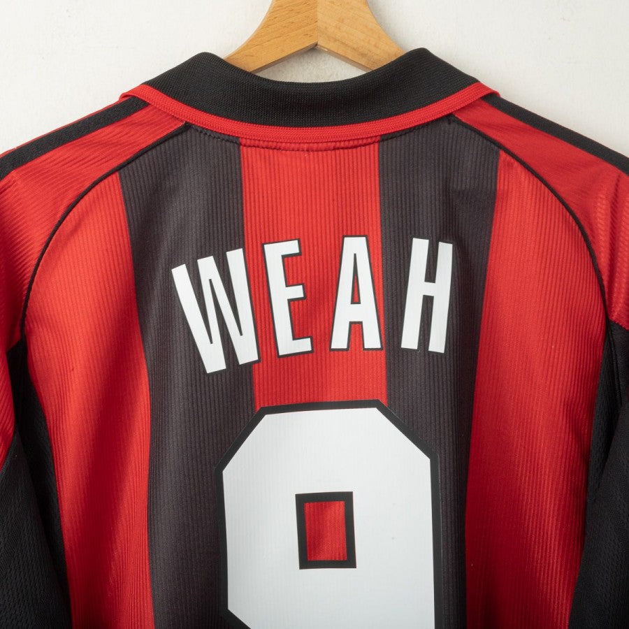 maglia home milan Adidas Weah 9 1998/1999 by ADIDAS - Home (4)