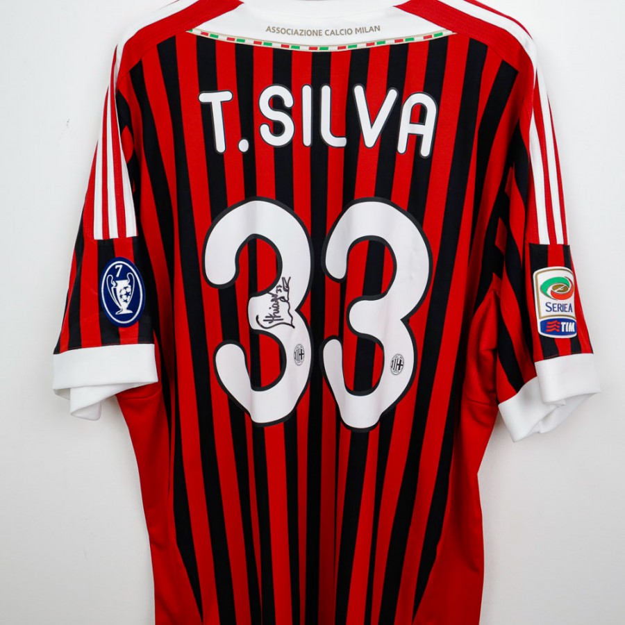 maglia home milan thiago silva 33 2011/2012 by ADIDAS - Home (5)