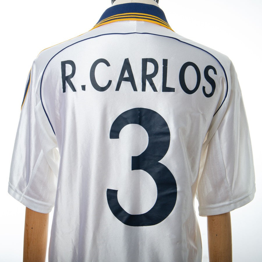 maglia home real madrid 1998/1999 r.carlos 3 by ADIDAS - Home (9)